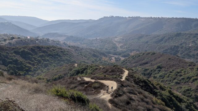 1 looking out over trail